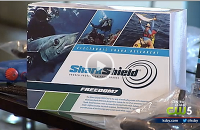 Lompoc man attacked by shark receives “Shark Shield” unit